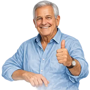 Idoso de 72 anos aposentado representando plano de saúde para idosos com segurança e qualidade de vida